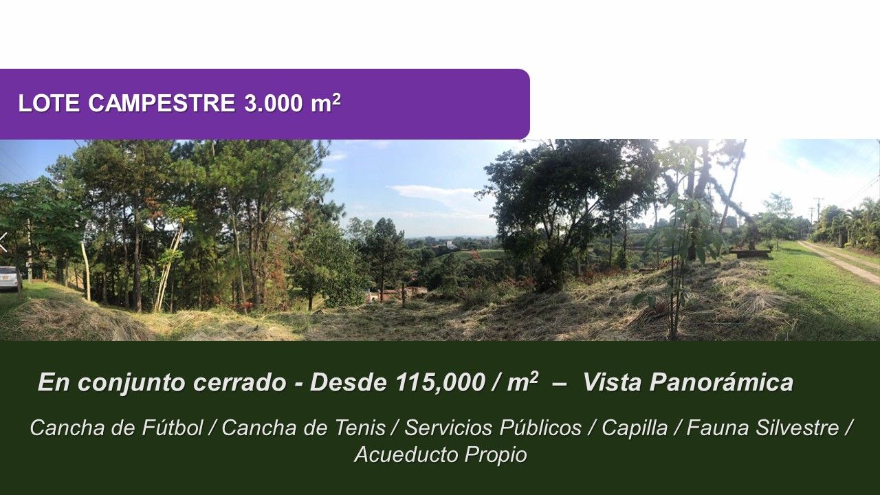 verinmuebles 27038 003 Lote en Miravalle 3000m2