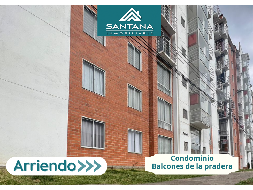 ARRIENDO APARTAMENTO CONDOMINIO BALCONES DE LA PRADERA