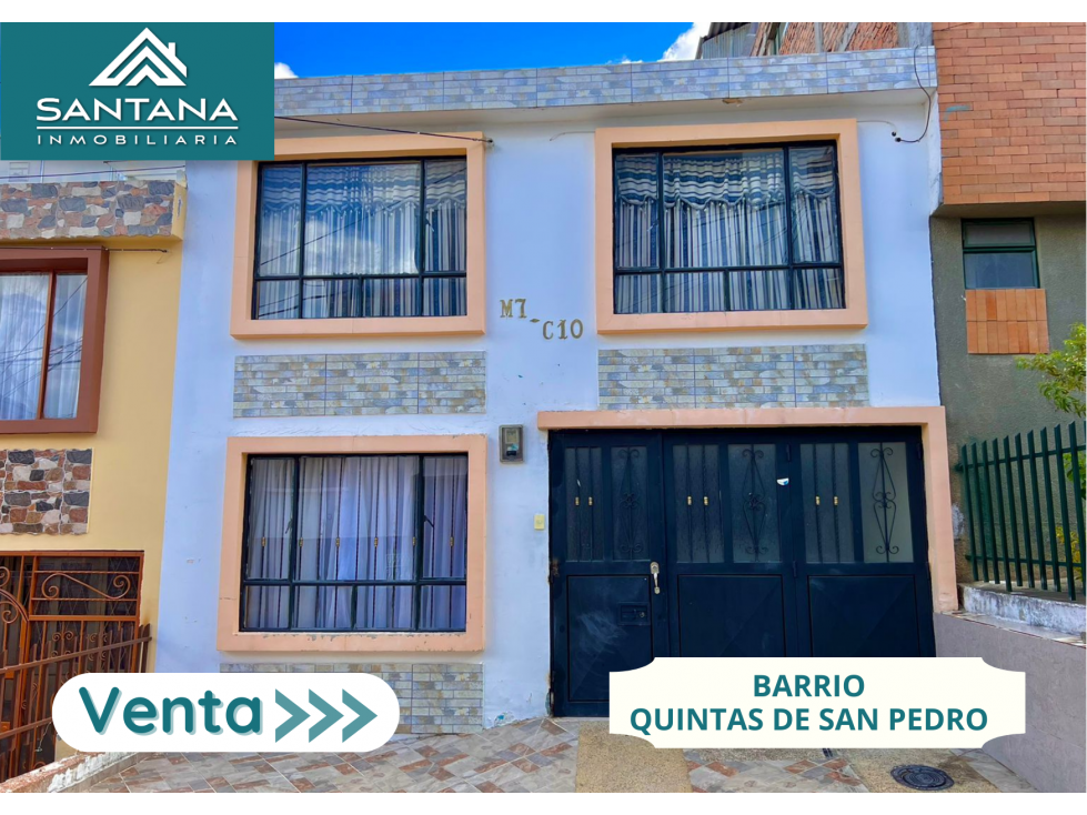 VENDO CASA BARRIO QUINTAS DE SAN PEDRO