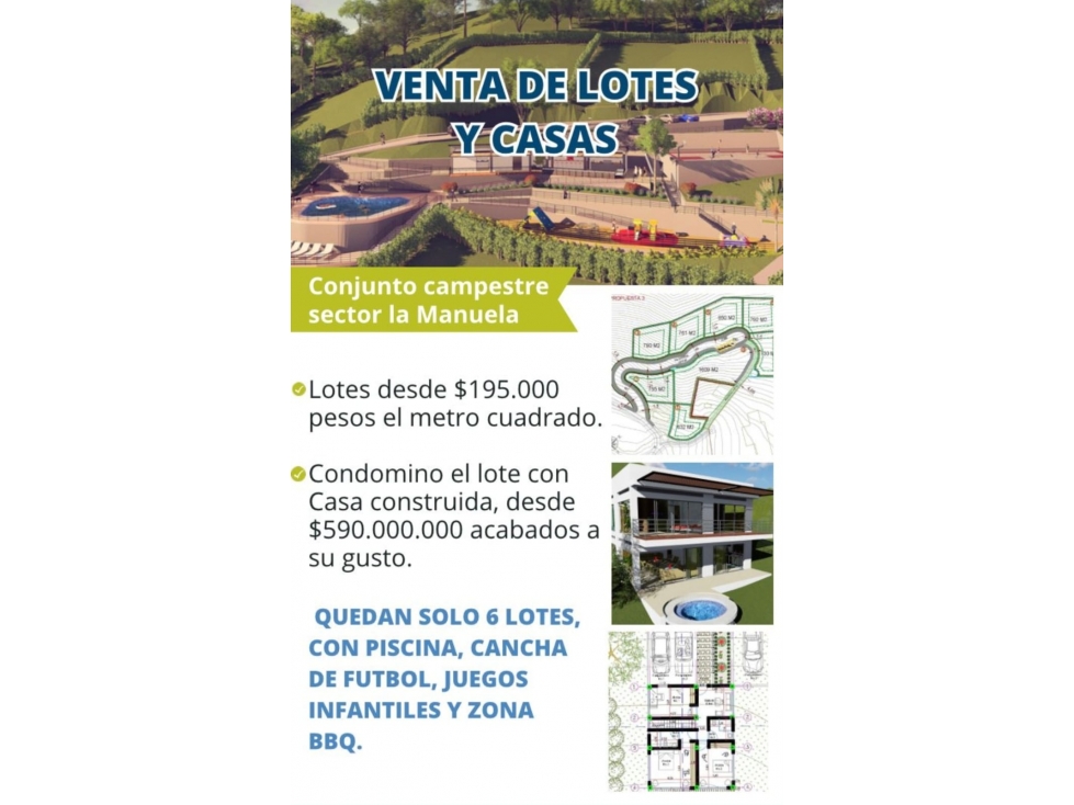 Venta de Lote Campestre en la Manuela, Manizales COD 6819248