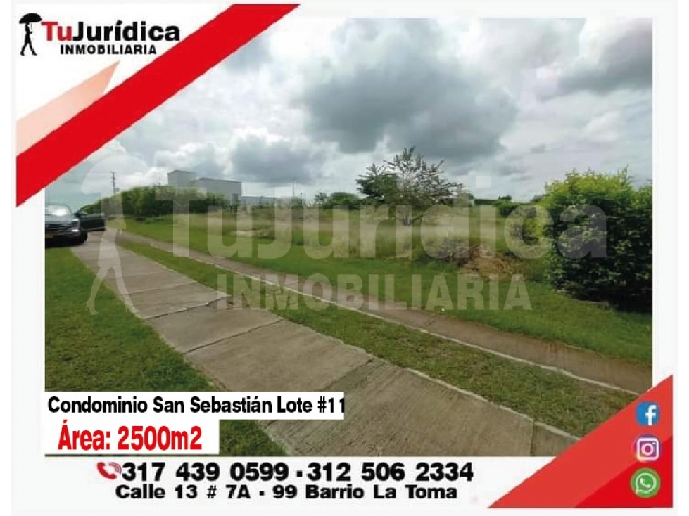 VENDE LOTE #11 CAMPESTRE PALERMO HUILA - CONDOMINIO SAN SEBASTIAN