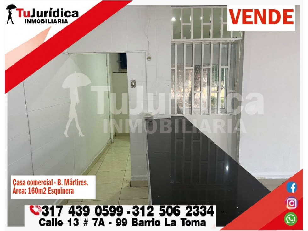 SE VENDE ESPECTACULAR CASA COMERCIAL CENTRAL - NEIVA (HUILA-COL)