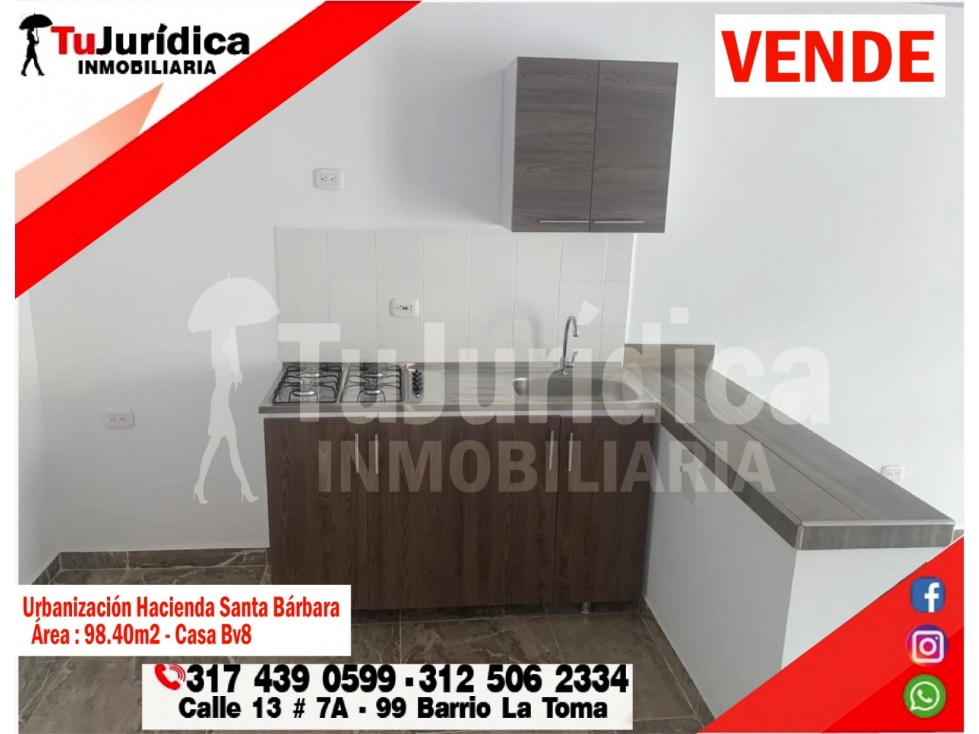 SE VENDE CASA EN NEIVA - CASA #08 HACIENDA SANTA BARBARA