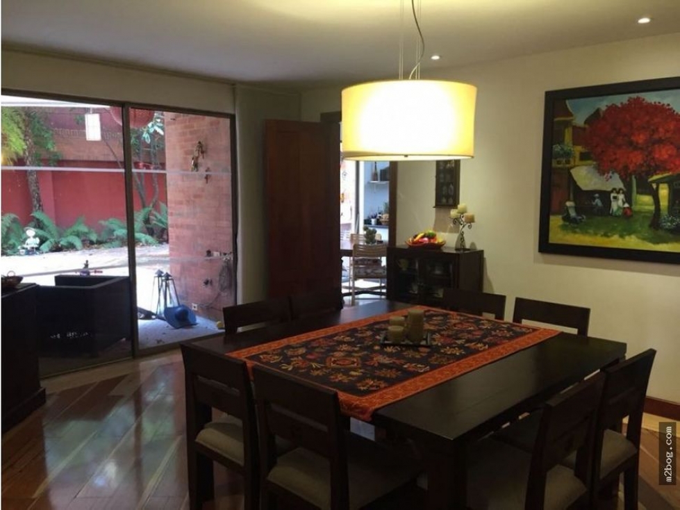 Bogota vendo apartamento penthousse en el nogal area 375 mts + terraza