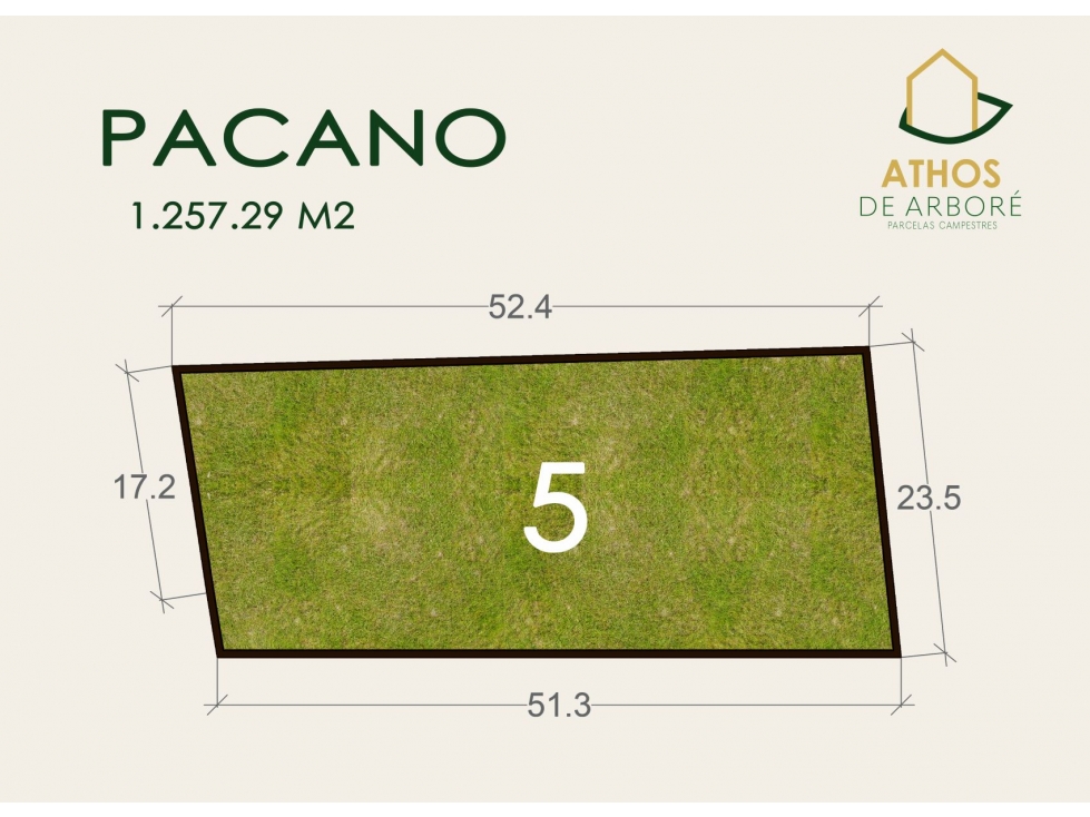 (#5 PACANO) - PARCELAS DE ESTILO CAMPESTRE ATHOS DE ARBORE