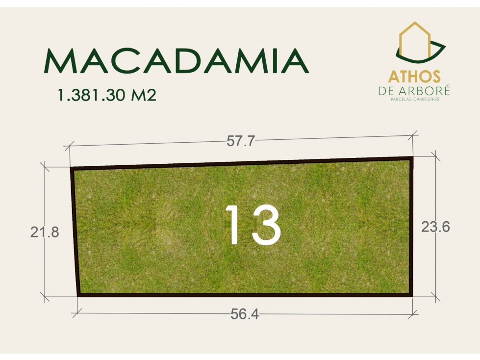 (#13 MACADAMIA) - PARCELAS DE ESTILO CAMPESTRE ATHOS DE ARBORE