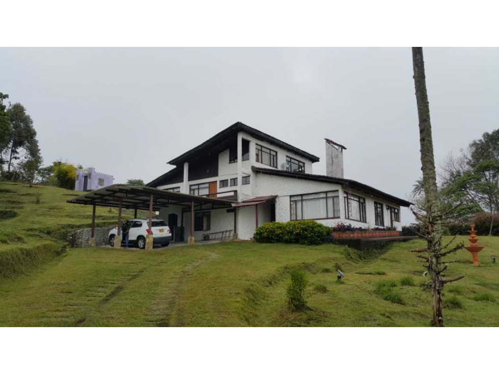 Casa campestre con hermosa vista y paisajes que enamoran