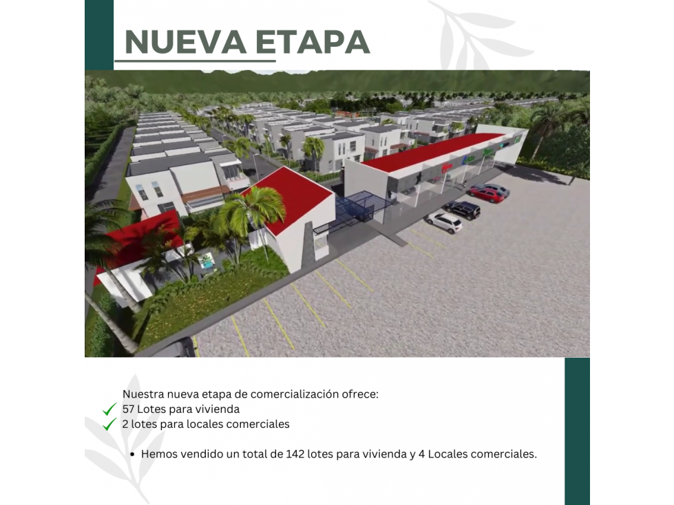 LOTES EN VENTA DESDE 148m2 HASTA 354m2