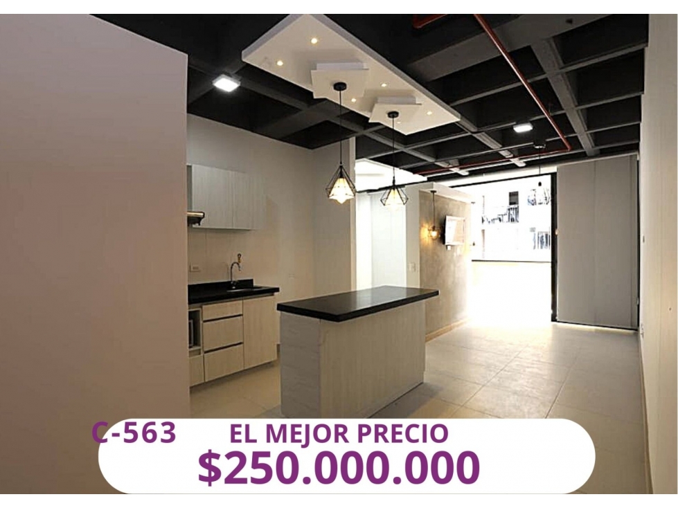 VENDO APARTAESTUDIO EN SABANETA  A UNA CUADRA DE LAS VEGAS C-12-563