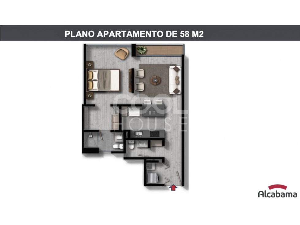 Apartamento en venta rentando en Chicó