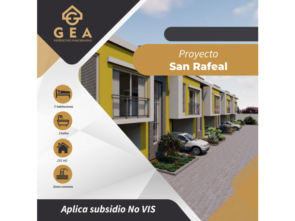 PROYECTO - GEA Vende Casas en San Rafael - B. Sector del Tablazo