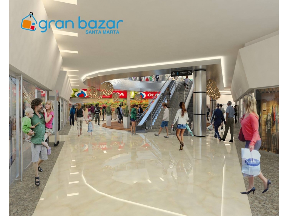 HERMOSO LOCAL EN VENTA EN EL CENTRO COMERCIAL GRAN BAZAR SANTA MARTA