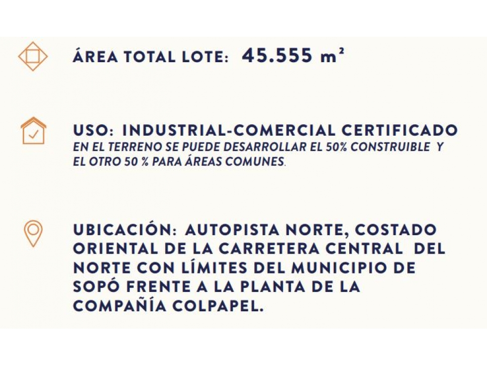 PREDIO ADECUADO PROYECTO INDUSTRIAL CON LICENCIA DE URBANISMO SERVICIO