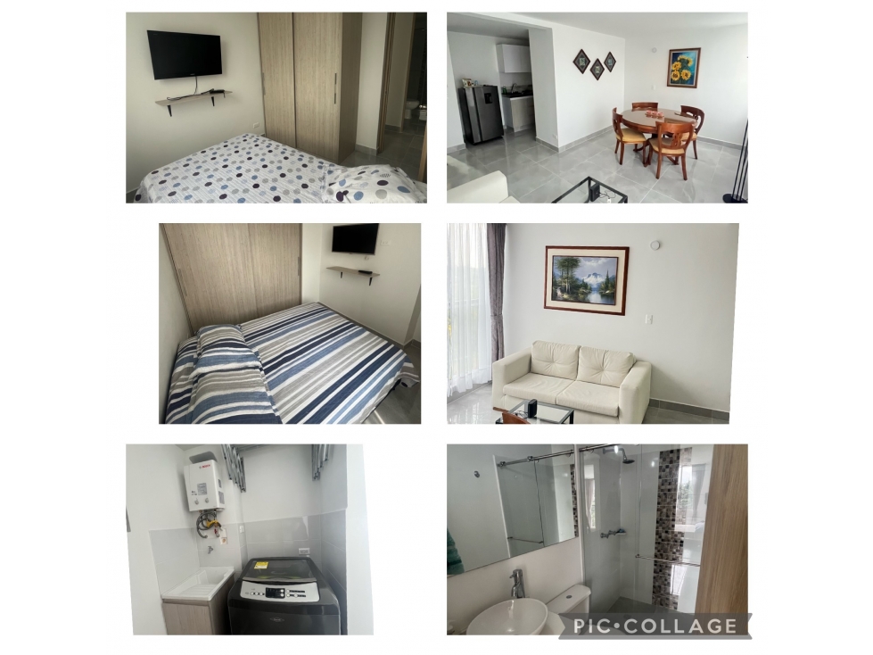 Apartamento amoblado Poblado 1