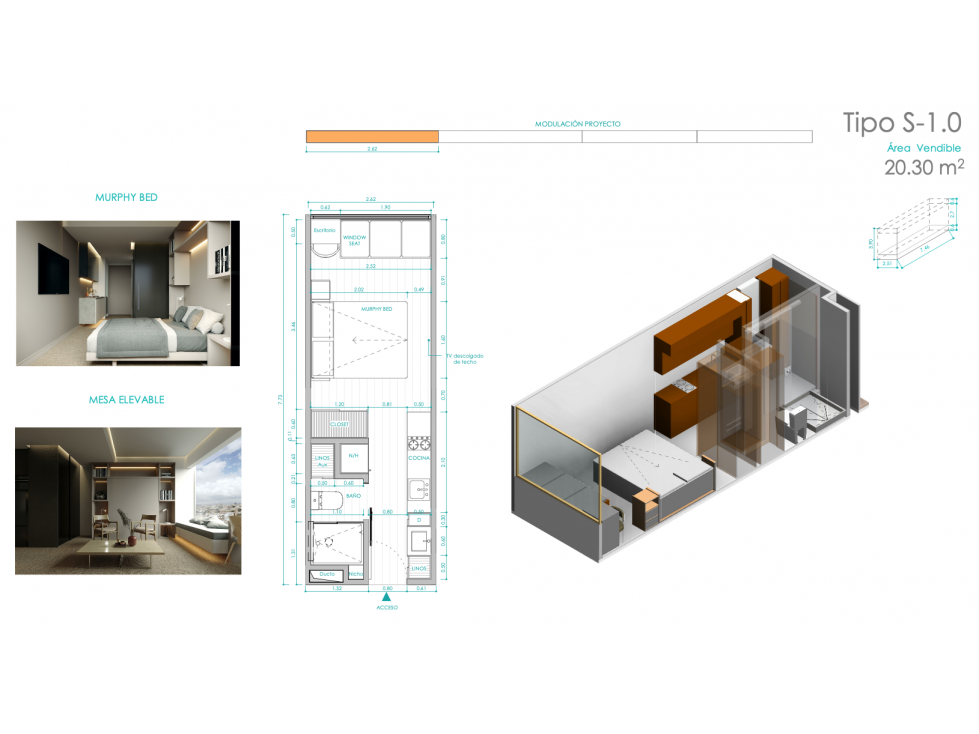 Apartamento en venta (cesión de derechos), San Fernando - Bogotá