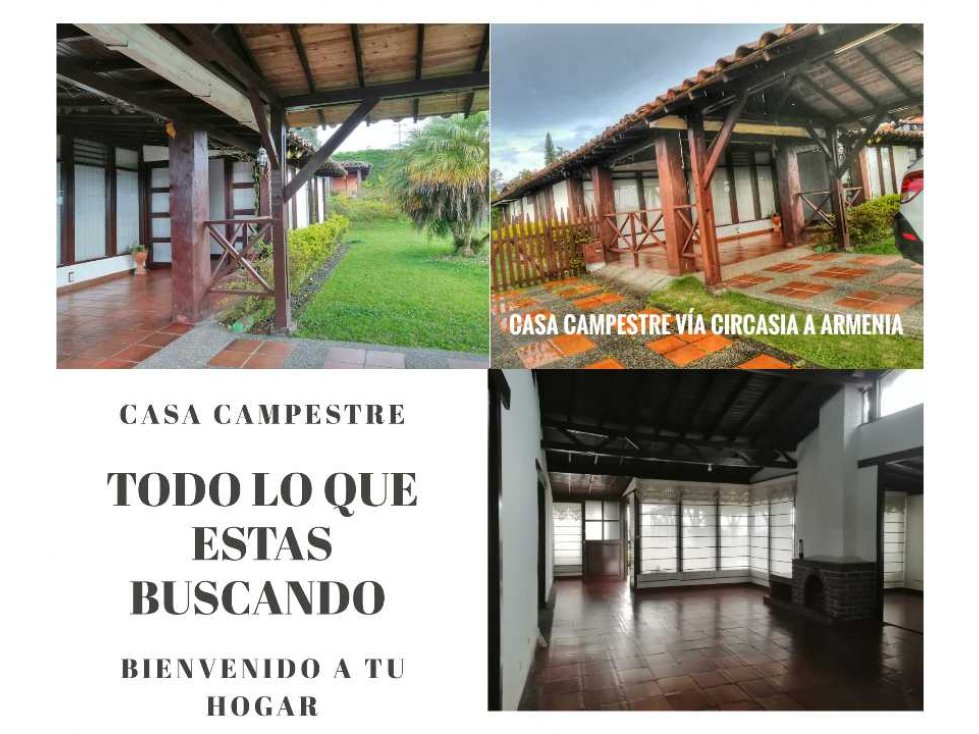 CASA CAMPESTRE EN CONJUNTO CIRCASIA