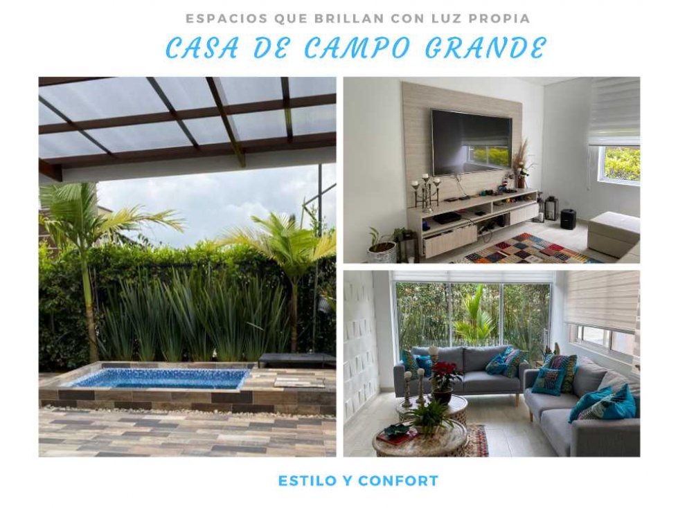 CASA DE CAMPO EN CONDOMINIO A LA VENTA AV 19 3658