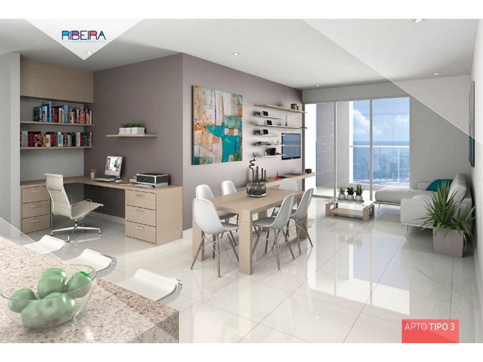 EN VENTA APARTAMENTO DESARROLLO RIBEIRA CARTAGENA VE03-0320DR-MN