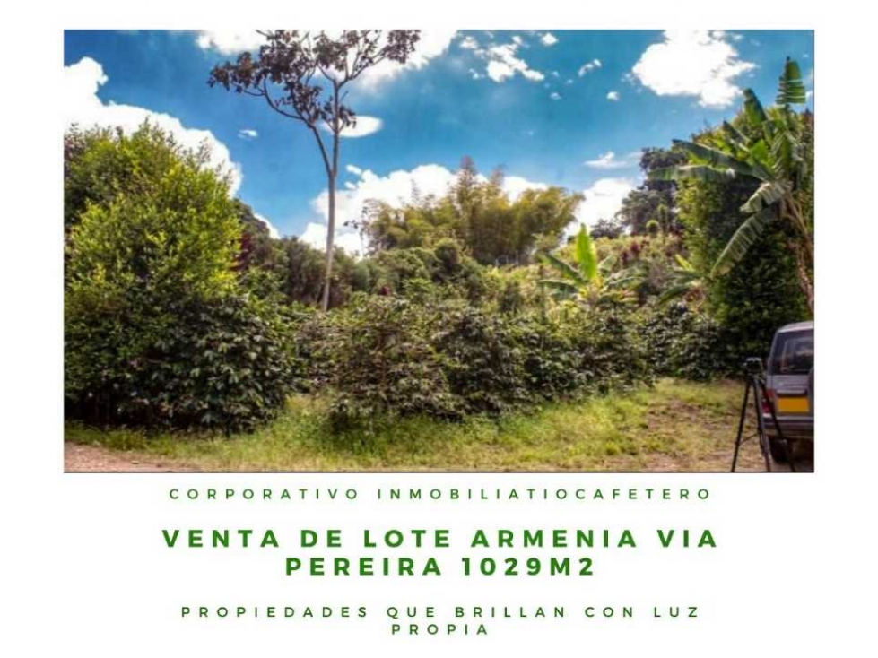 LOTE DE 1029M2 EN ARMENIA VIA PEREIRA