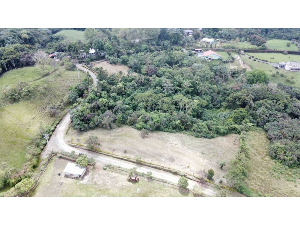 Lote campestre para la venta en filandia con hermosa vista y bosque